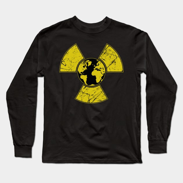 Earth in Danger Long Sleeve T-Shirt by FunawayHit